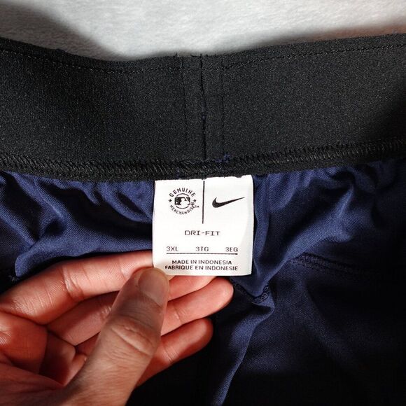 Nike New York Yankees Dri Fit Athletic Shorts Mens 3XL 6.5” Sports Blue - Picture 5 of 13